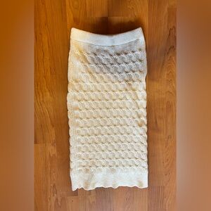 Shein size small cable knit sweater skirt form fitting